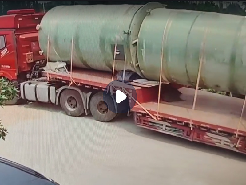 雙偉環保儲罐發貨視頻